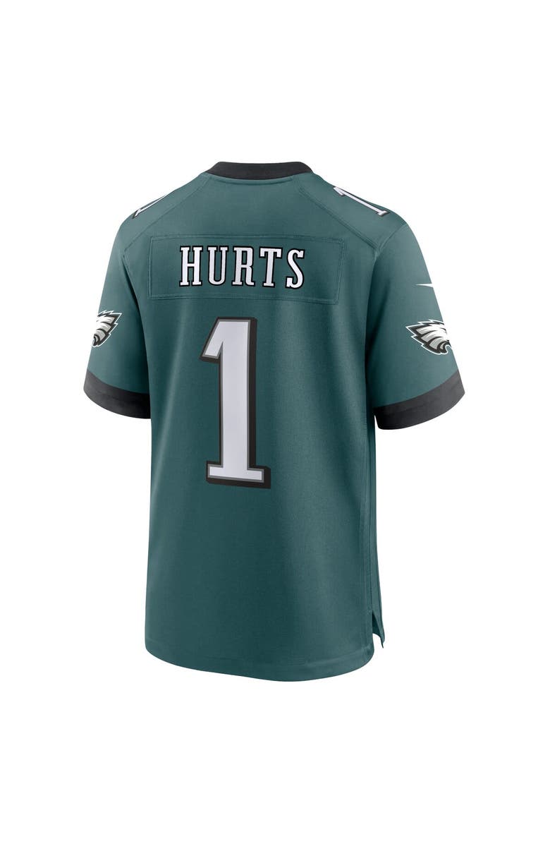Nike Men's Nike Jalen Hurts Midnight Green Philadelphia Eagles Team Game Jersey, Alternate, color, Green