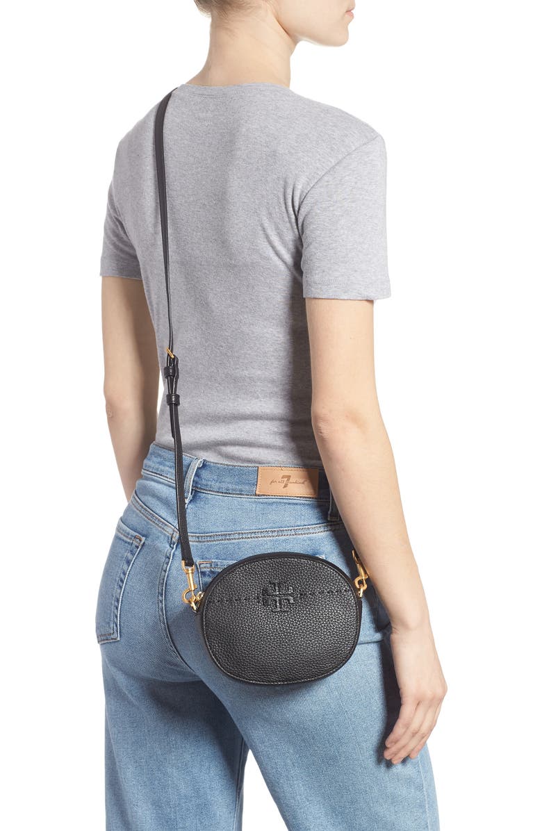 Tory Burch McGraw Leather Belt/Crossbody Bag, Alternate, color,