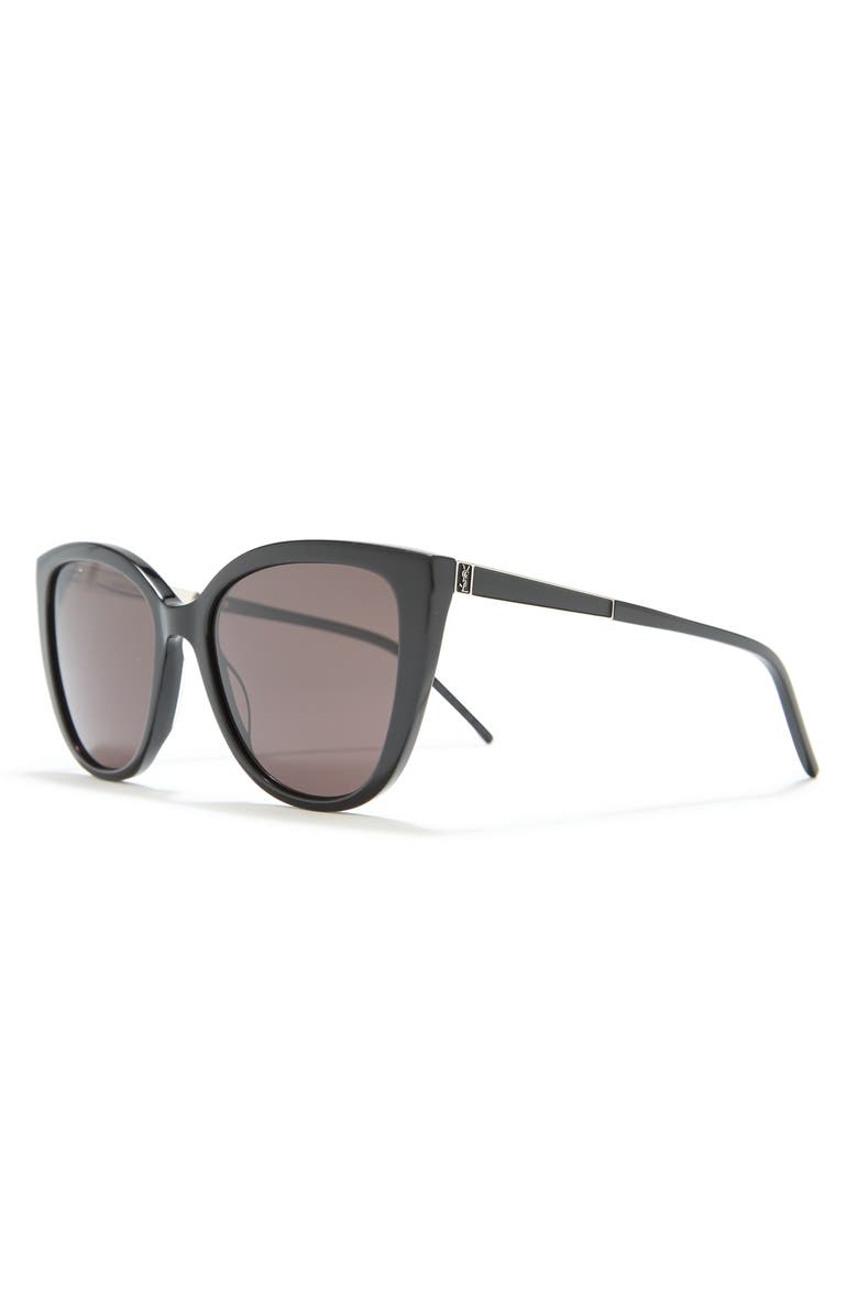 Saint Laurent 55mm Cat Eye Sunglasses, Alternate, color,