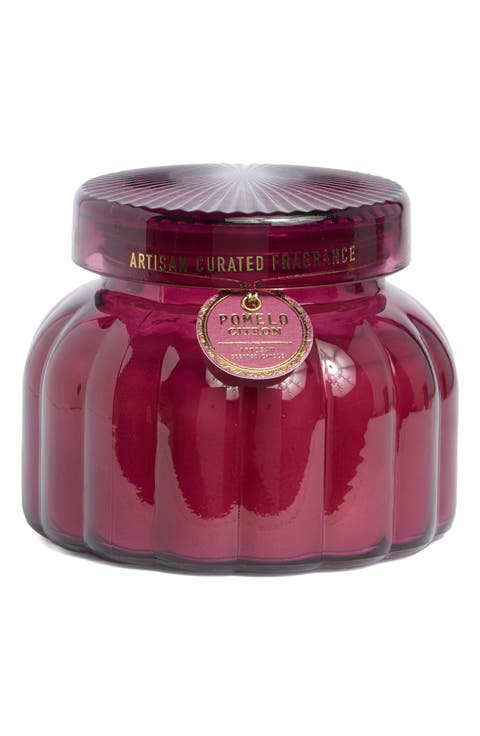 Scalloped Garden Jar Candle