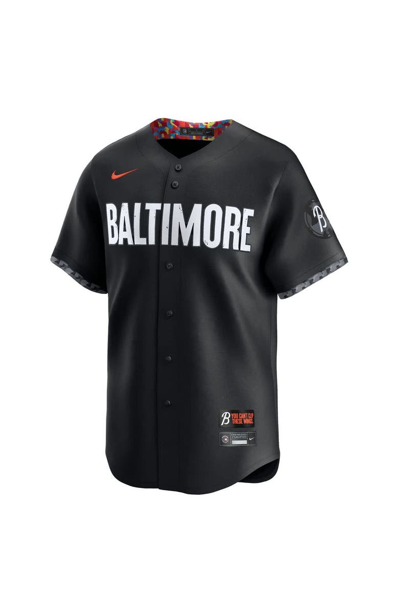 Nike Men's Nike Cal Ripken Jr. Black Baltimore Orioles City Connect Limited Jersey, Alternate, color, Black
