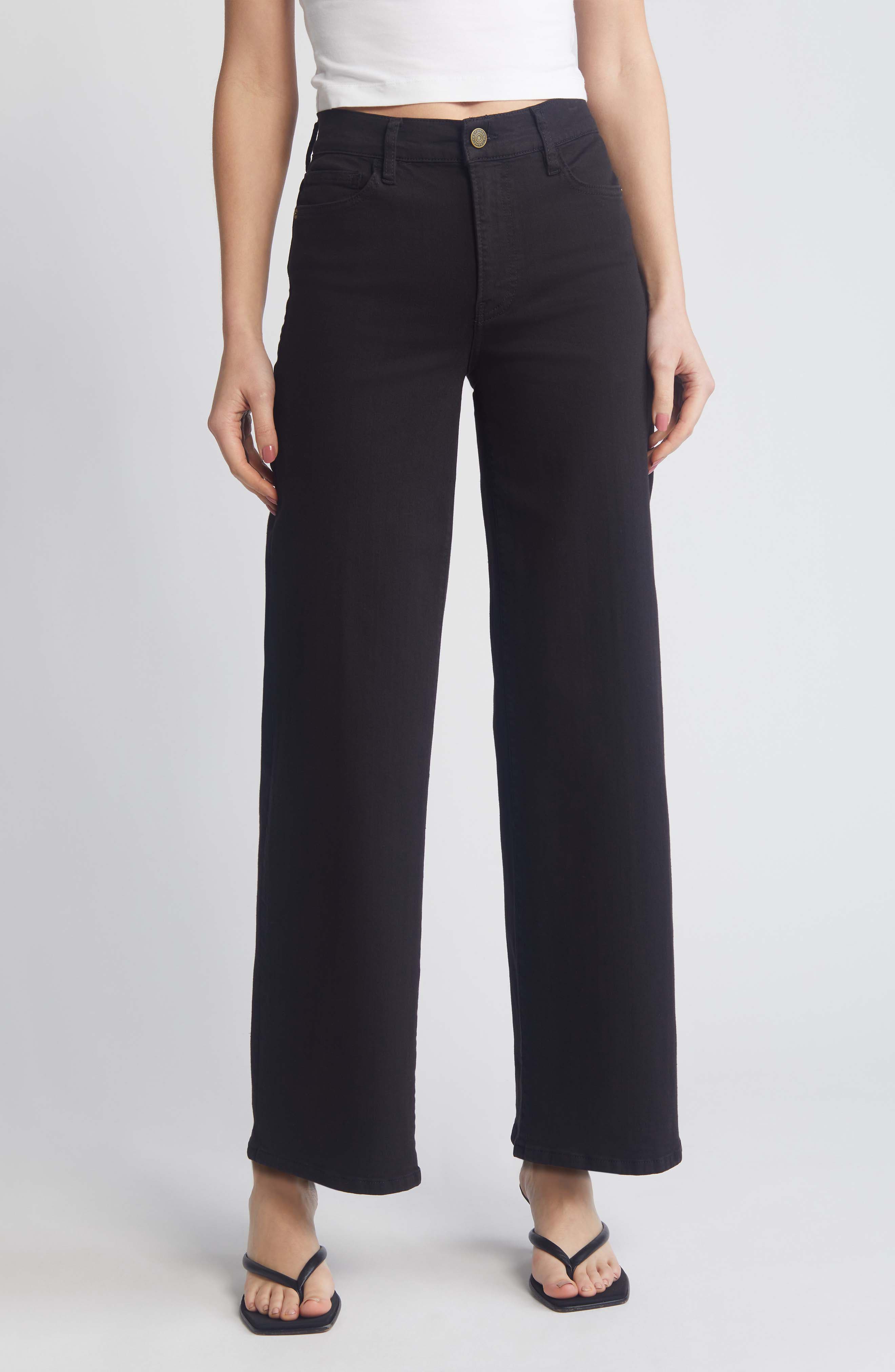 FRAME Le Slim Palazzo High Waist Wide Leg Jeans