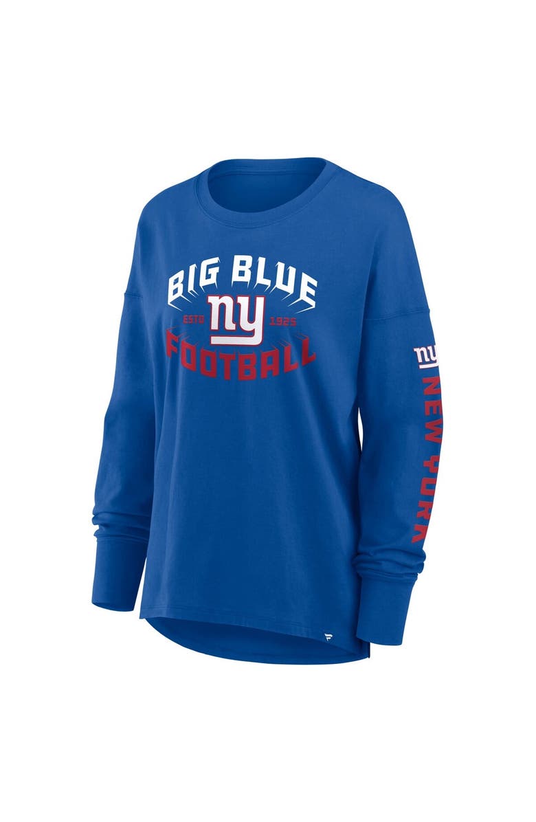 FANATICS Women's Fanatics Royal New York Giants Hometown Legacy Long Sleeve T-Shirt, Alternate, color, Royal