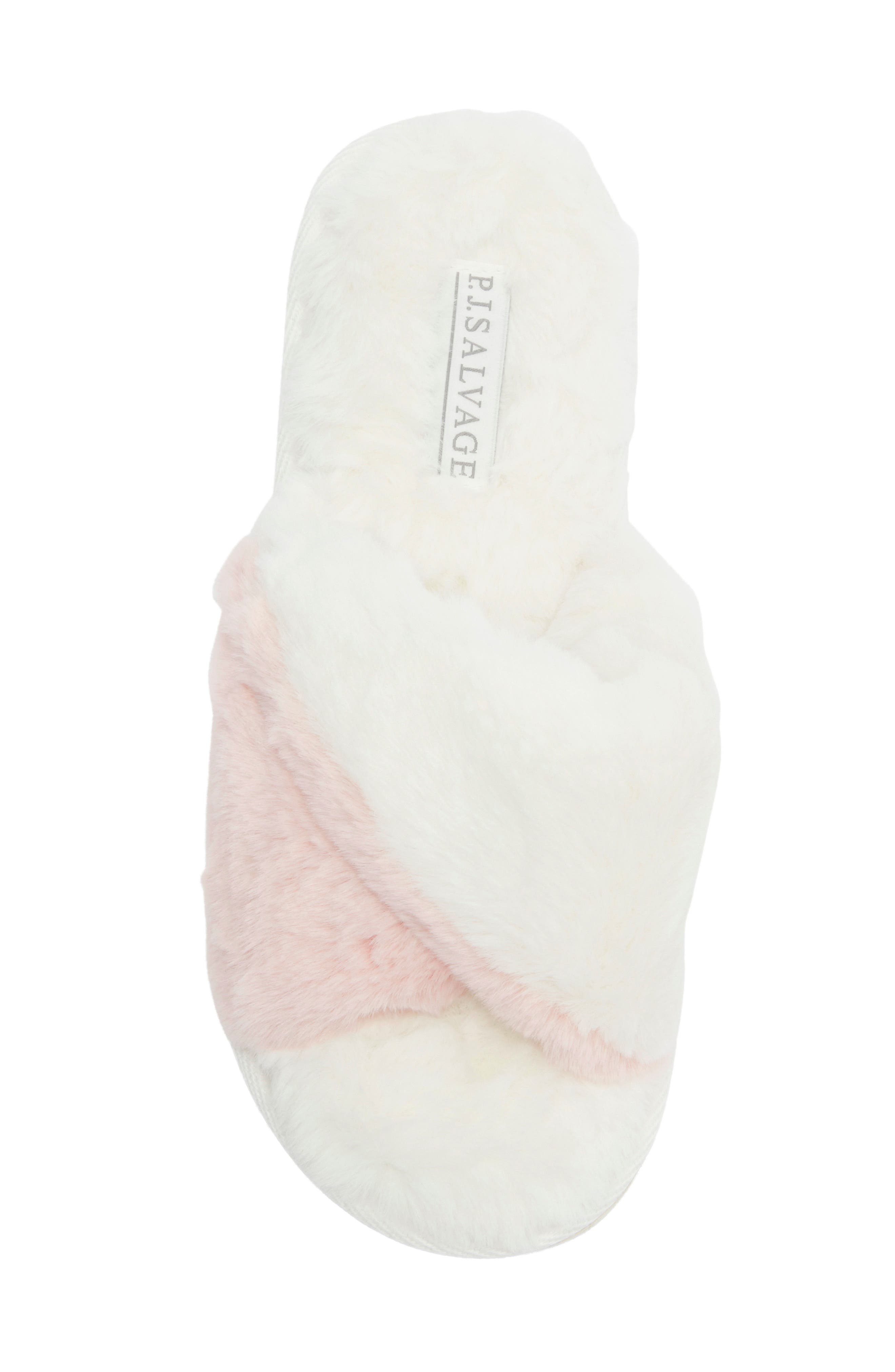 PJ Salvage Crossover Slipper, Alternate, color, Ivory