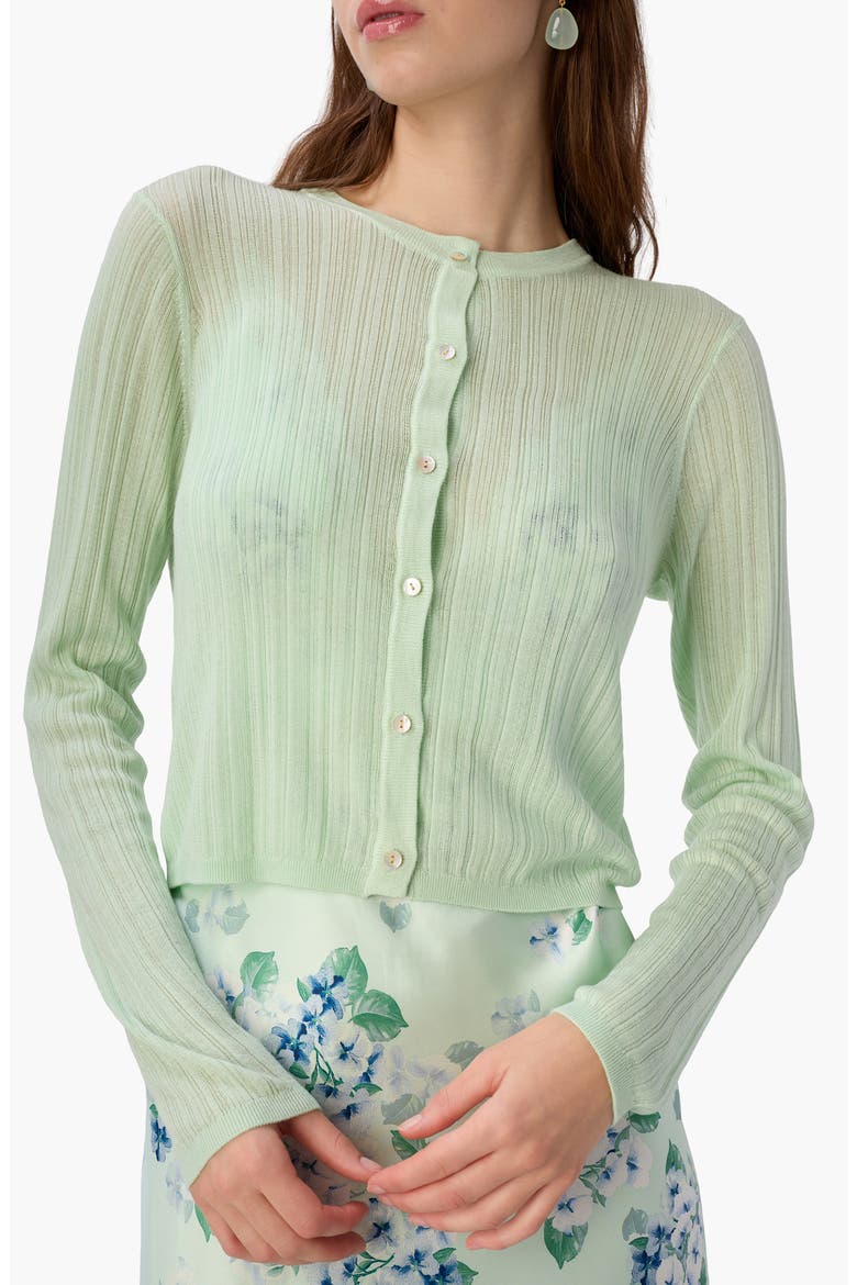 Maura Lightweight Cardigan, Main, color, CLEARWATER