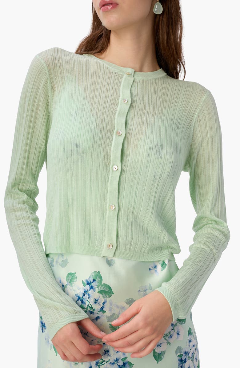 CAMI NYC Maura Lightweight Cardigan, Main, color, Clearwater