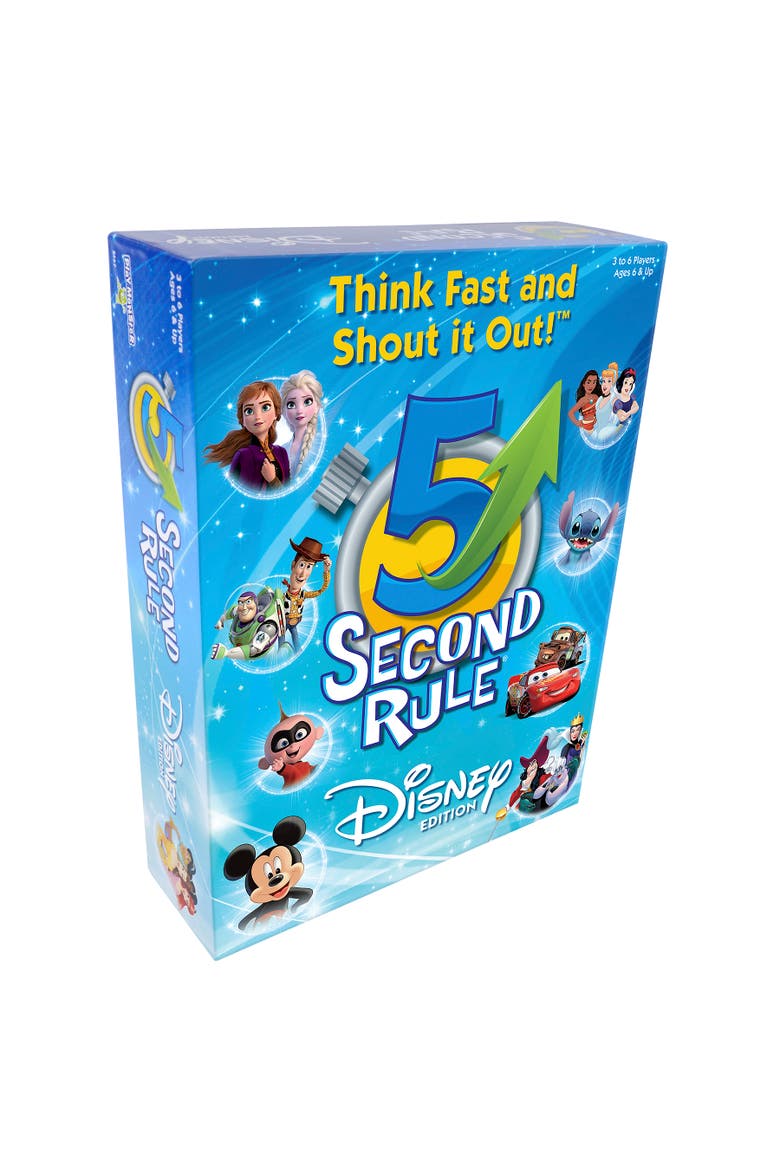 5 Second Rule Disney Edition Fun Family Game, Main, color, Multicolored