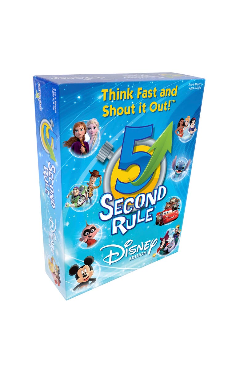 Disney 5 Second Rule Disney Edition Fun Family Game, Main, color, Multicolored