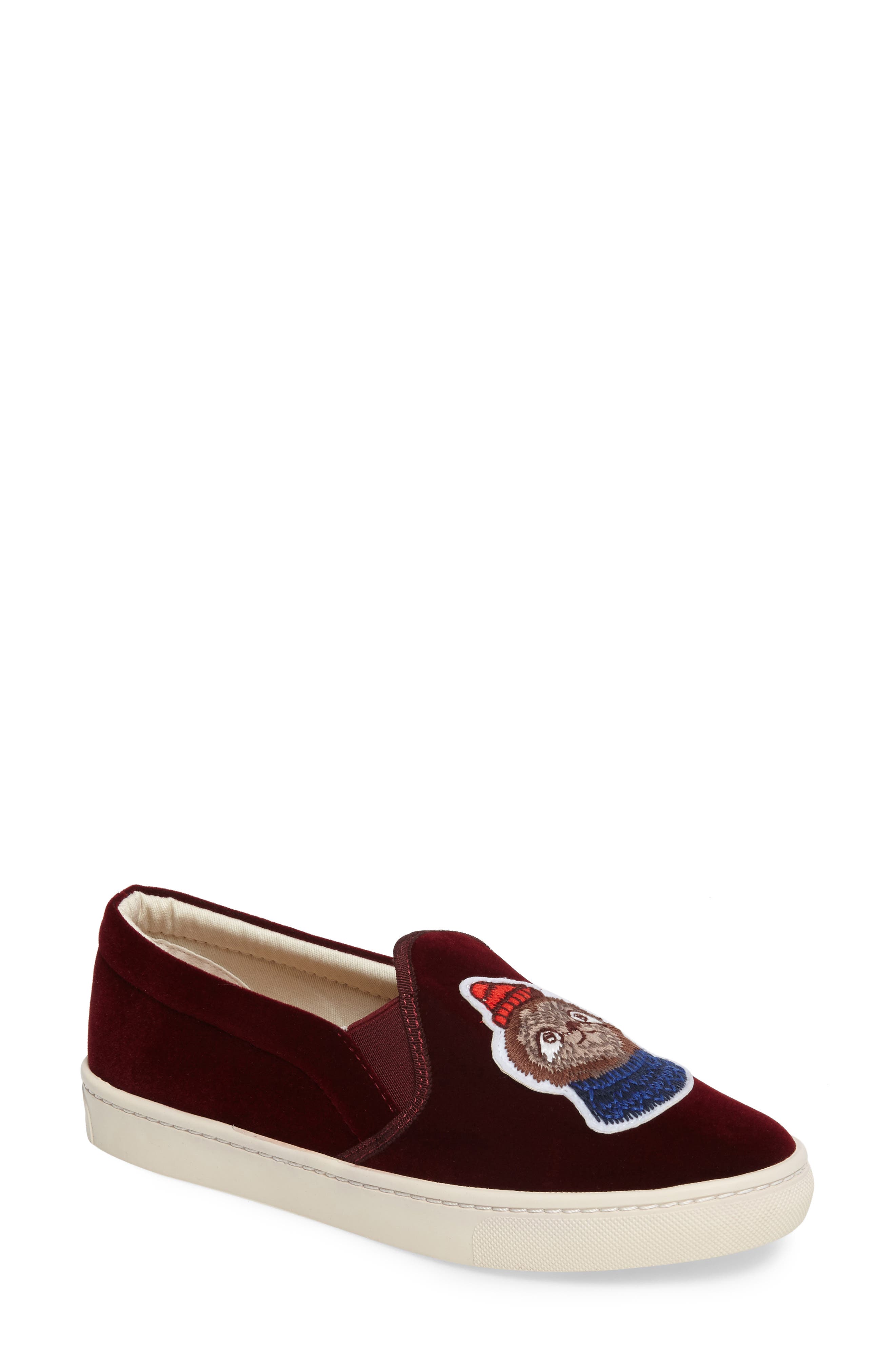 Soludos Velvet Llama Sneaker, Main, color, 