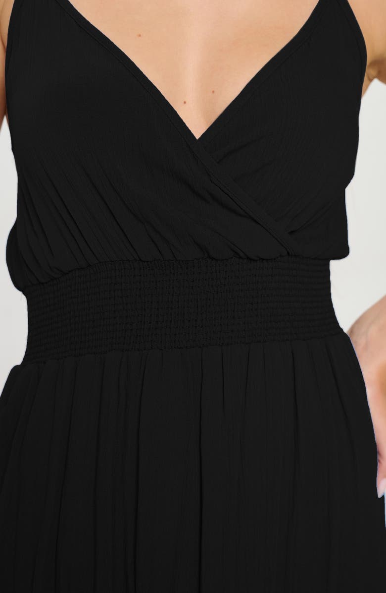 WEST K Solid Sleeveless Gauze Maxi Dress, Alternate, color, 