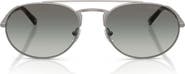 Emporio Armani 57mm Gradient Pilot Sunglasses