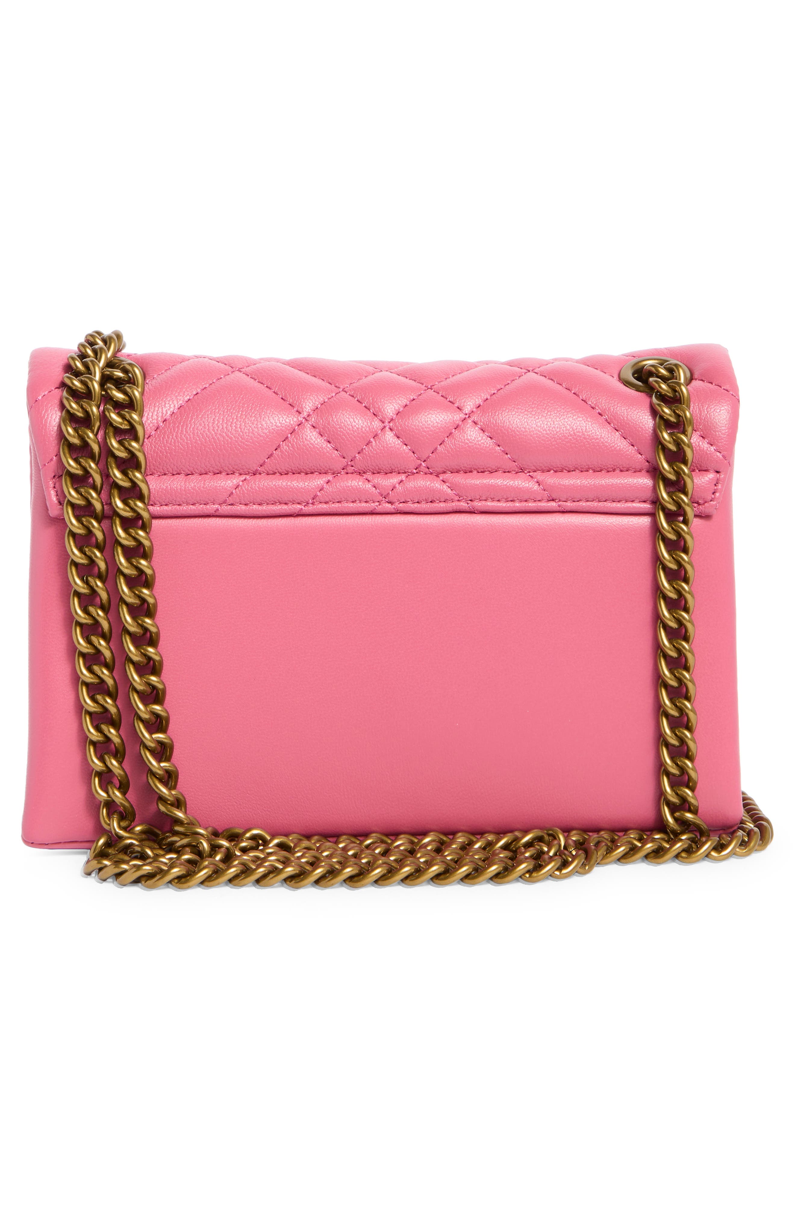 Kurt Geiger London Mini Brixton Quilted Leather Convertible Crossbody Bag, Alternate, color, 