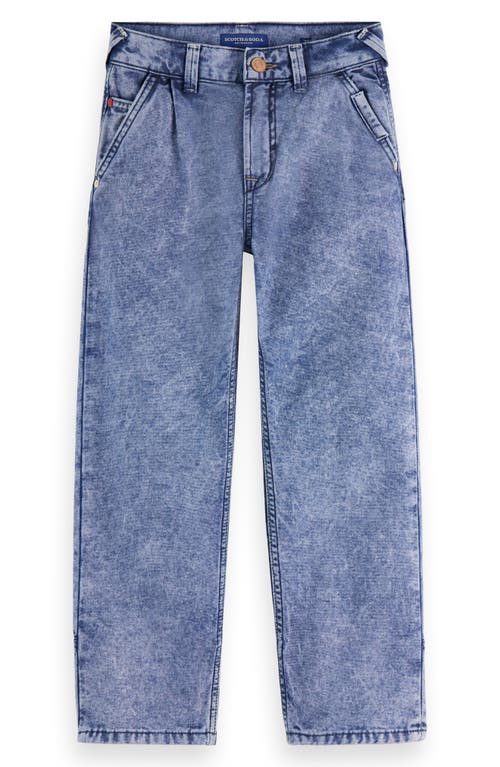 Scotch & Soda The Pitch Wide-leg Jeans In Blue