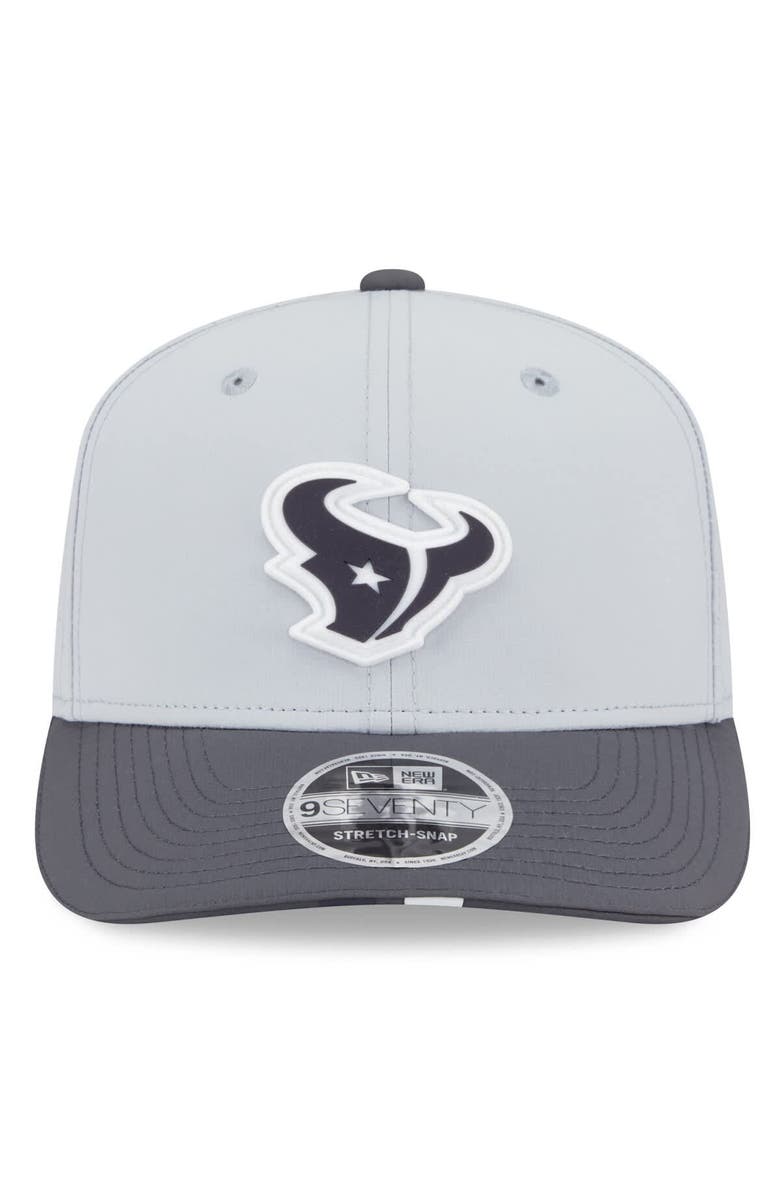 New Era Men's New Era  Gray/Graphite Houston Texans 2025 NFL Training Camp 9SEVENTY Adjustable Hat, Alternate, color, Gray