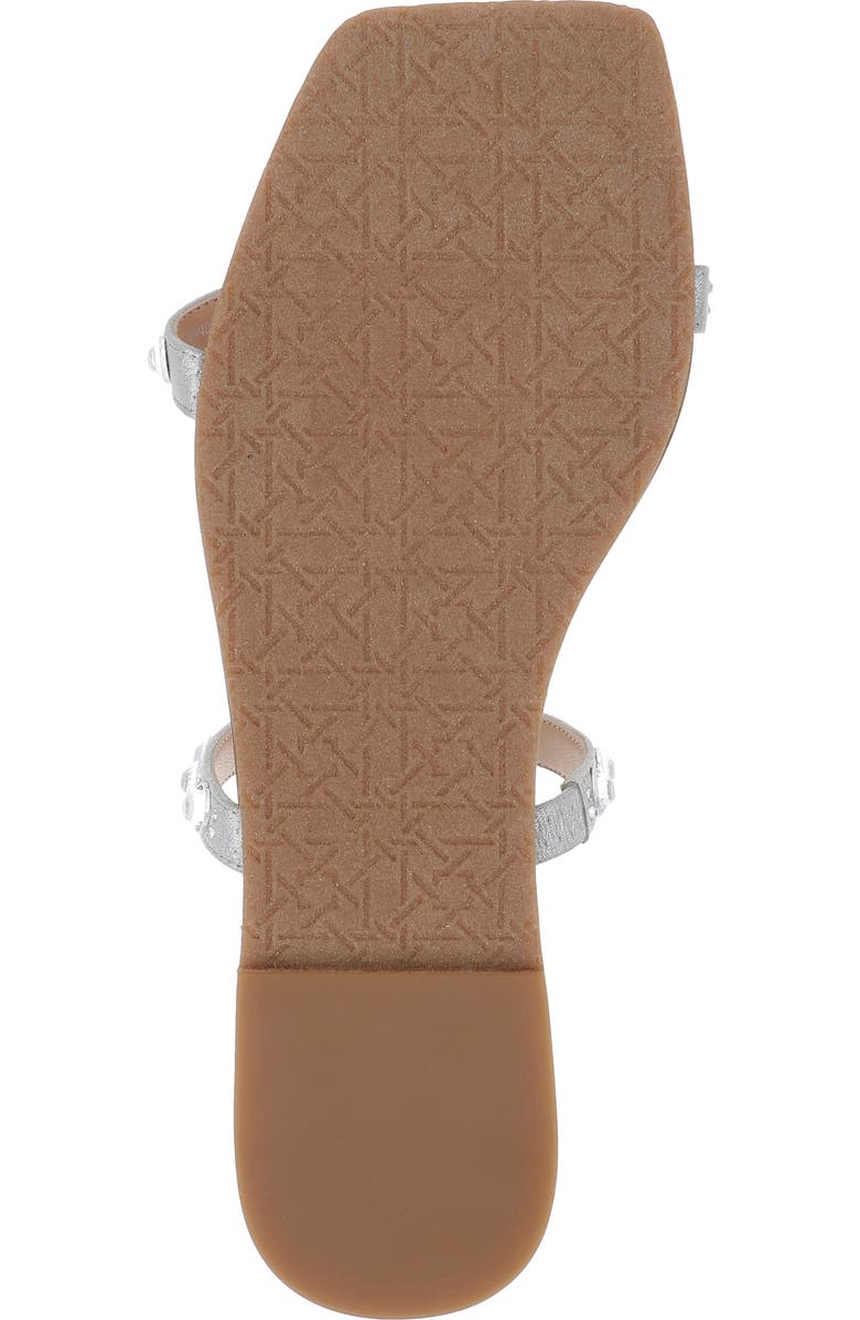 Jewel Badgley Mischka Honesty Slide Sandal, Alternate, color, Silv Met