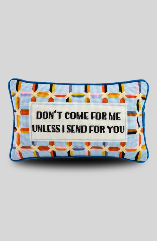 Furbish Needlepoint Pillow In Multi
