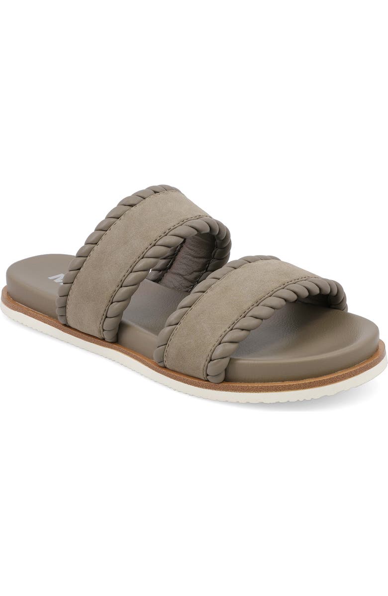 MIA Vada Two-Strap Sandal, Main, color, Taupe