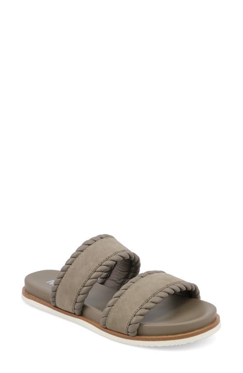 Mia Vada Two-strap Sandal In Taupe