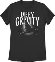 Wicked Women's Wicked Defy Gravity Witch Hat Graphic T-Shirt