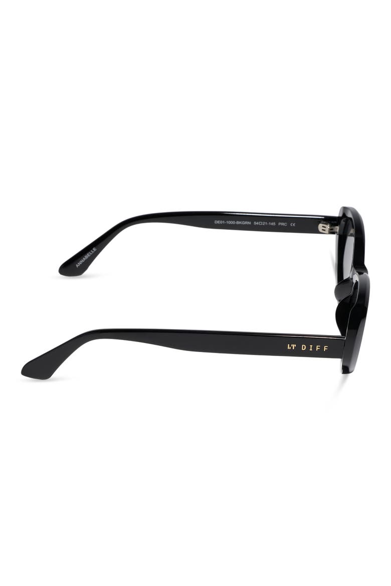 Annabelle 51mm Oval Sunglasses, Alternate, color, BLACK/ GREY