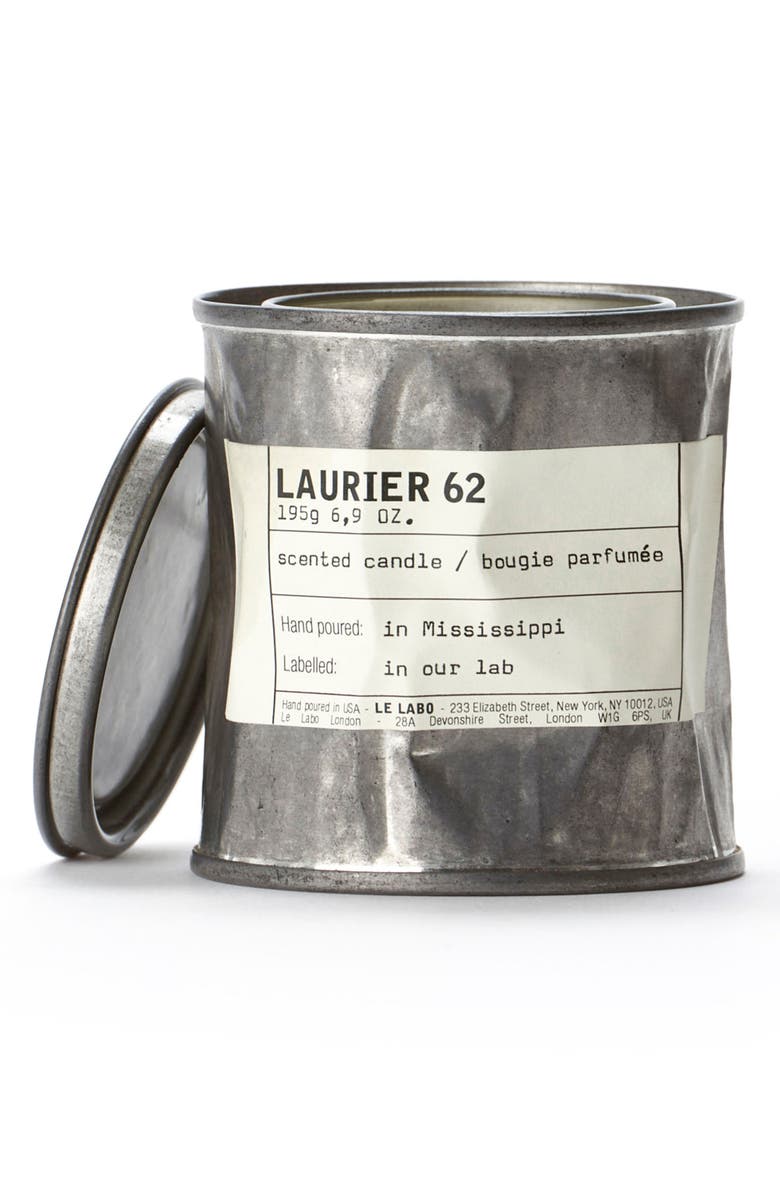 Le Labo 'Laurier 62' Vintage Candle Tin, Main, color, 