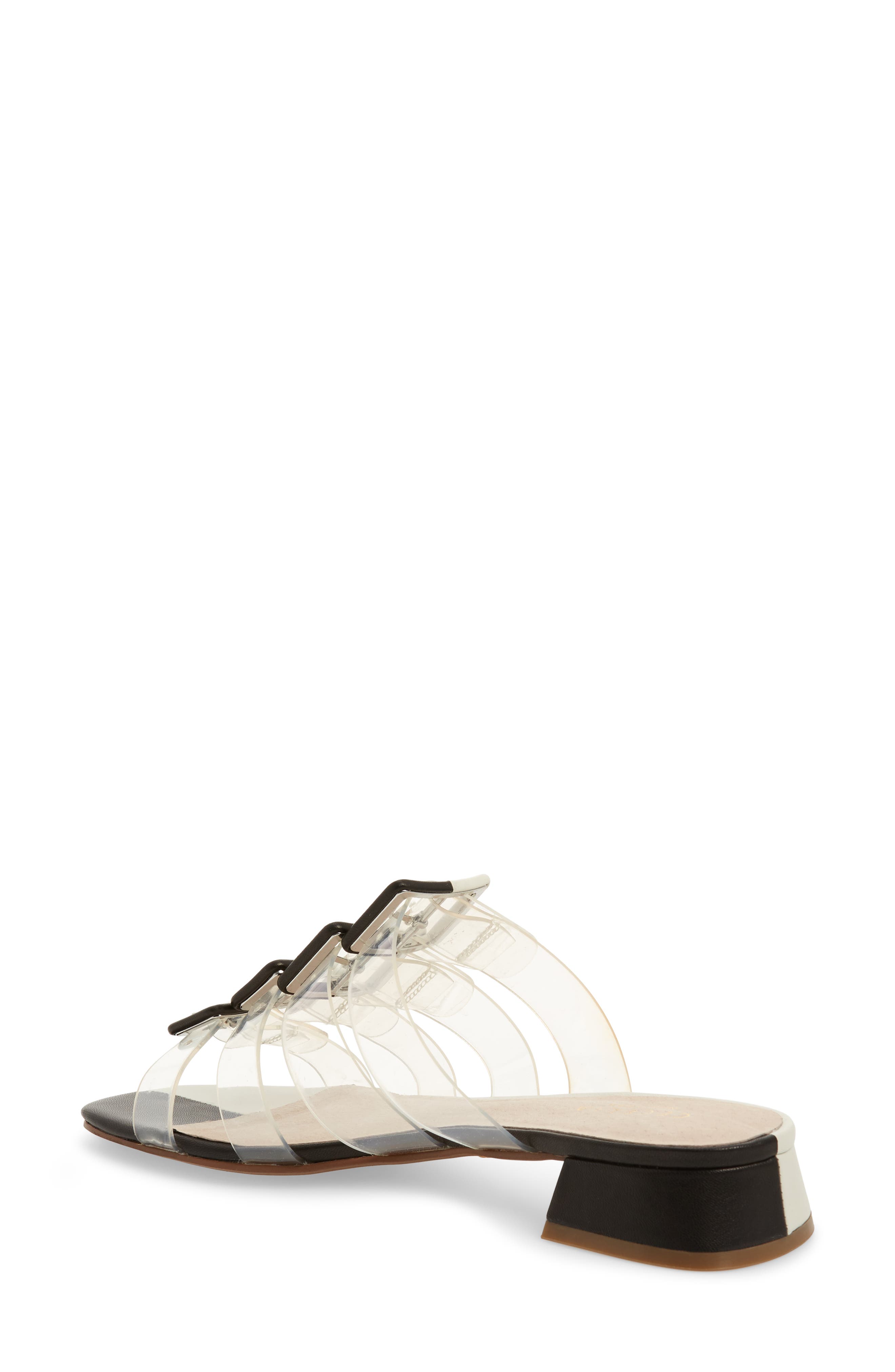 Cecelia New York Lincoln Strappy Clear Slide Sandal, Alternate, color, 