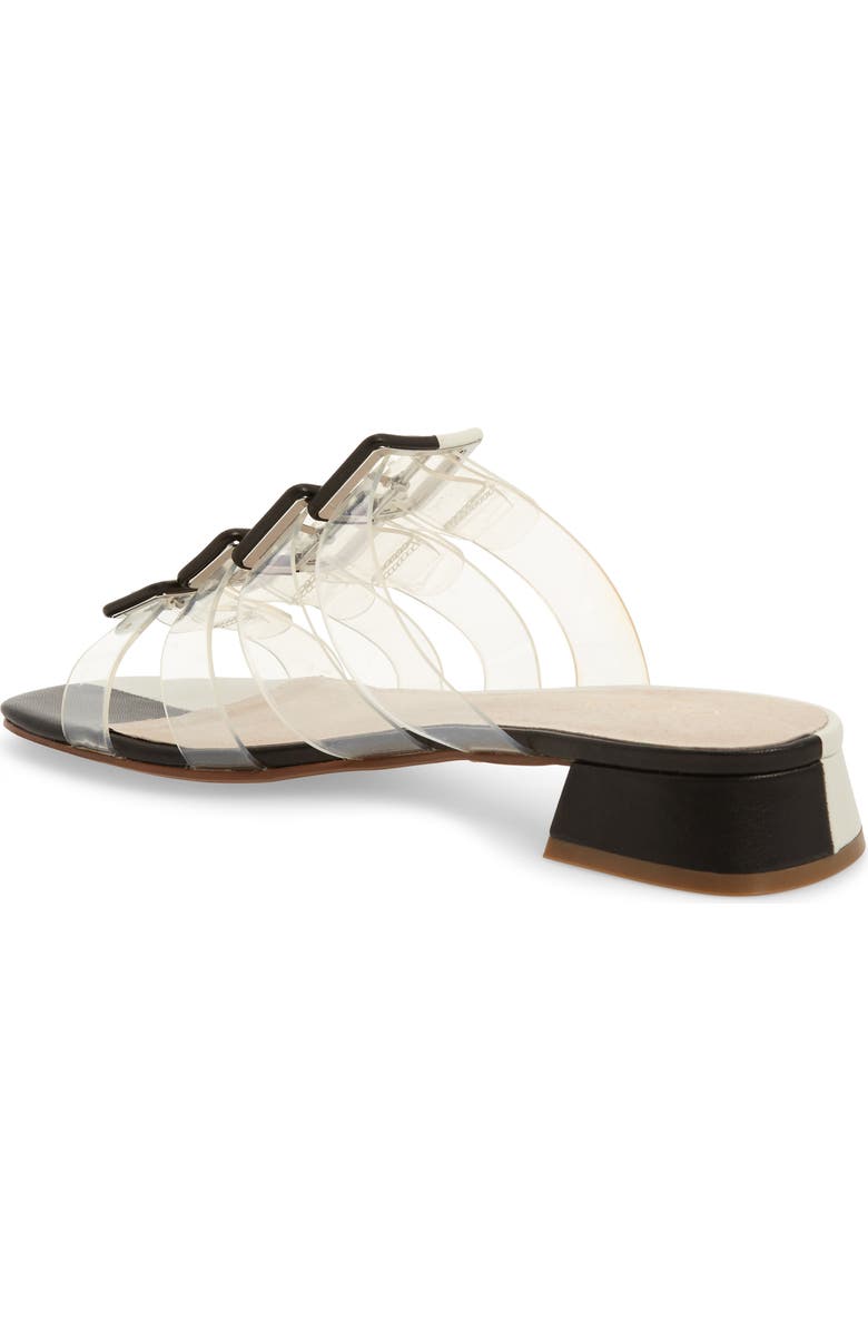 Cecelia New York Lincoln Strappy Clear Slide Sandal, Alternate, color,