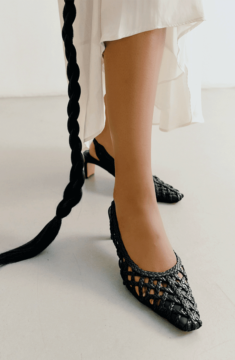 Daniella Shevel Cora Sandal, Alternate, color, Black