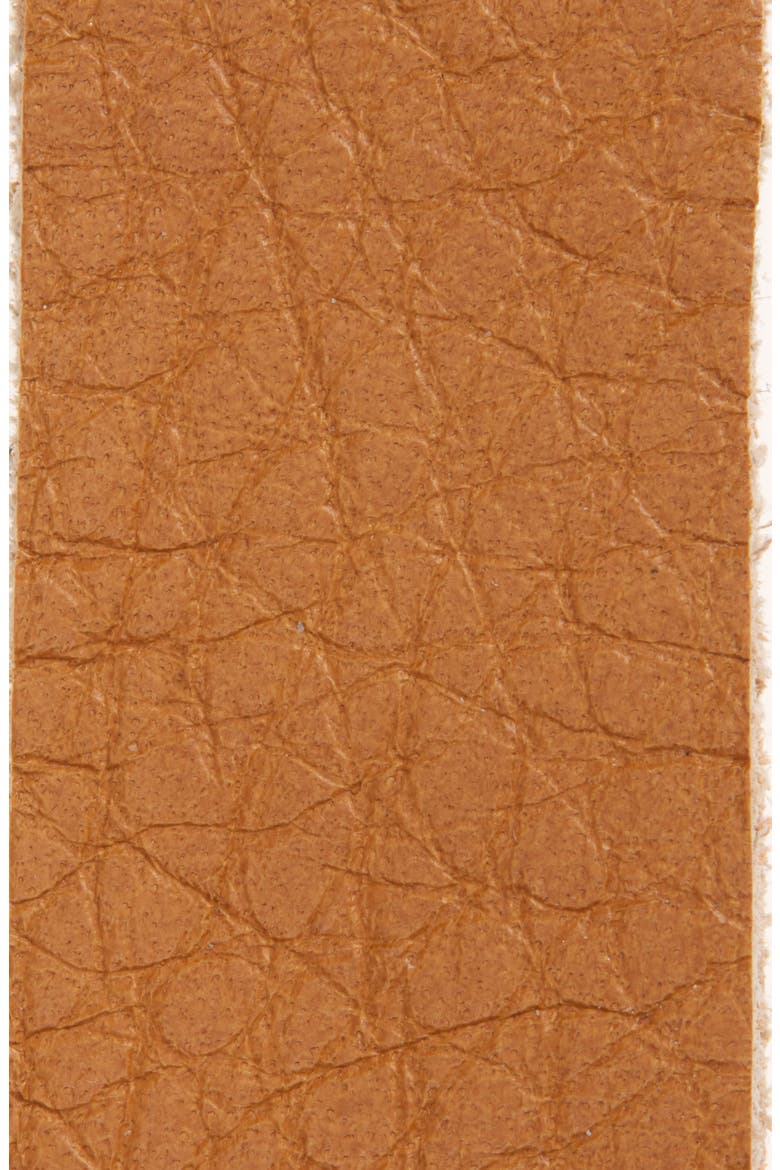 Nile Skinny Leather Belt, Alternate, color, COGNAC