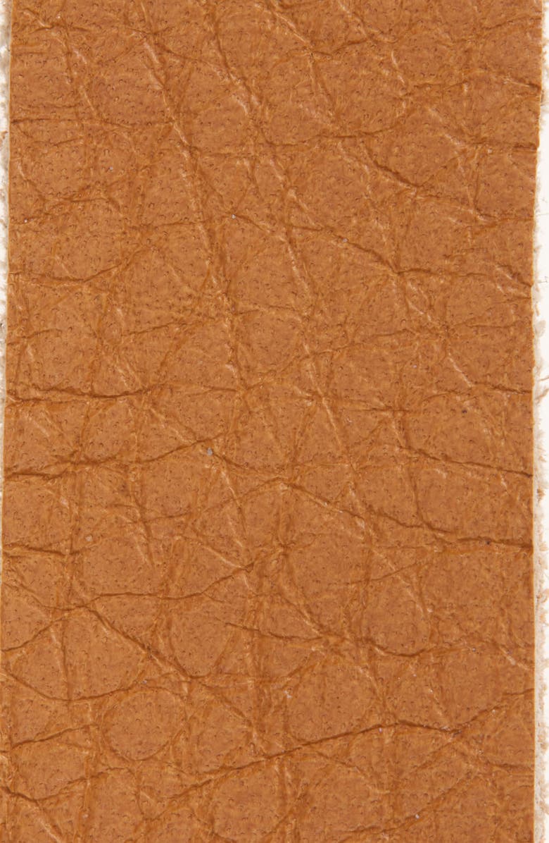 Ada Nile Skinny Leather Belt, Alternate, color, Cognac