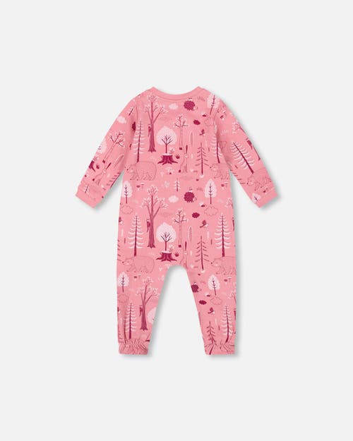 Deux Par Deux One-piece Organic Cotton Pajama In Multi