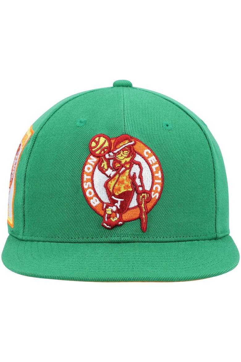 Men's Mitchell & Ness Green Boston Celtics 50th Anniversary Like Mike Snapback Hat, Alternate, color, Green