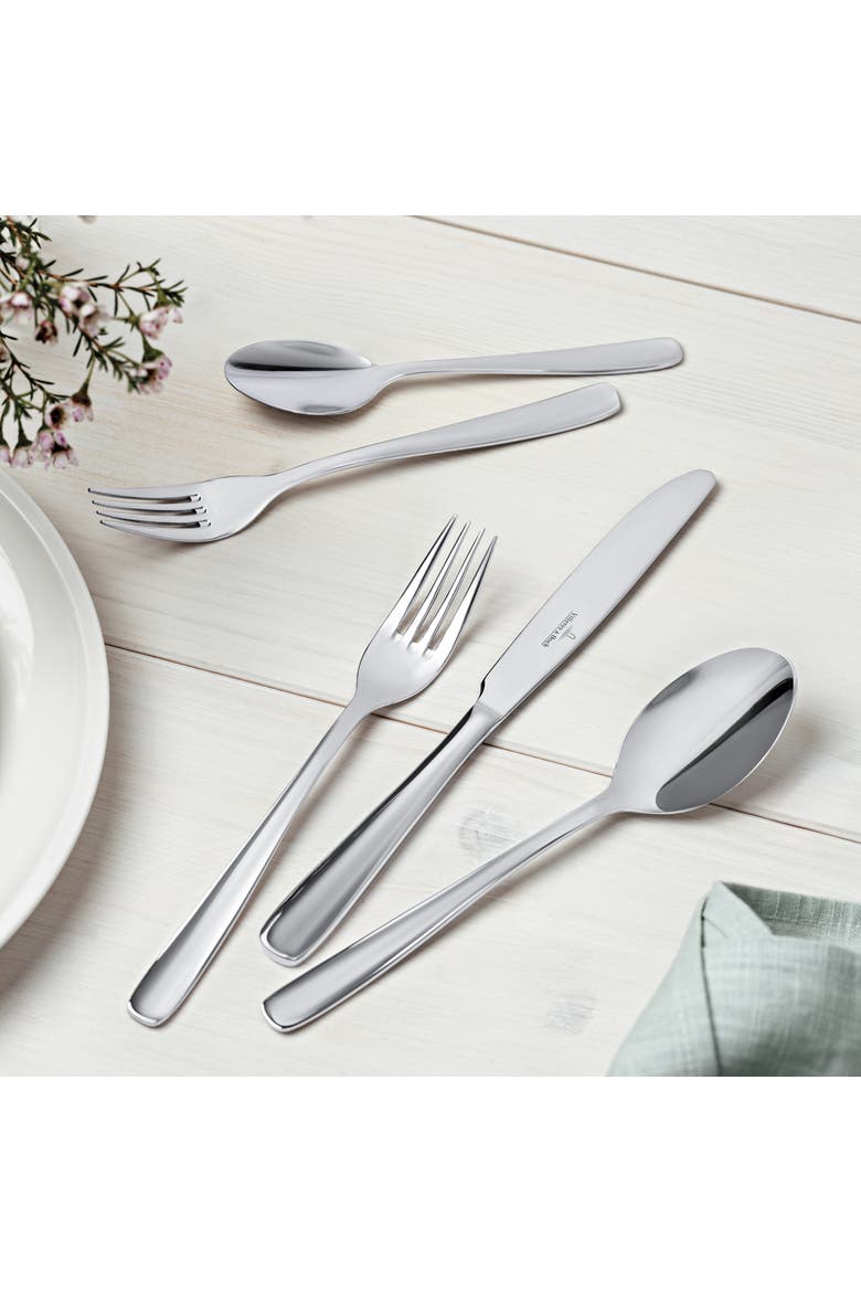 Liam 40 piece flatware set, Alternate, color, Metalic Silver
