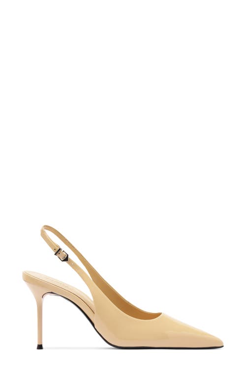 Schutz Paola Slingback Pointed Toe Pump In Brown