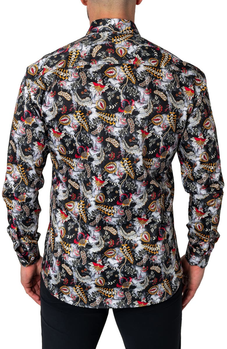 Maceoo Fibonacci Fairytale Regular Fit Cotton Button-Up Shirt, Alternate, color, 
