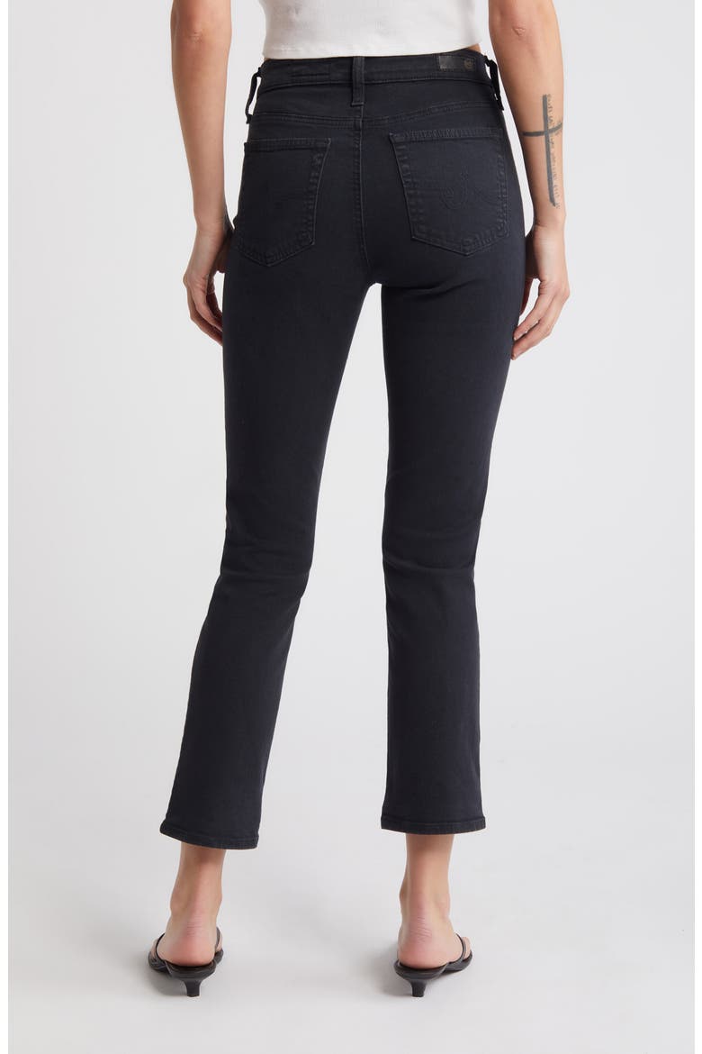Mari High Waist Crop Jeans, Alternate, color, SULFUR BLACK