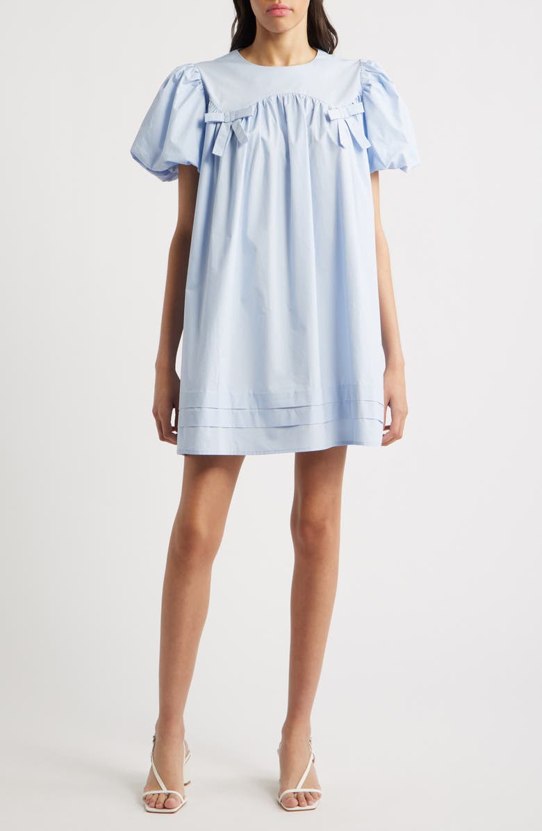Sister Jane Arnell Bow Babydoll Dress, Main, color, 