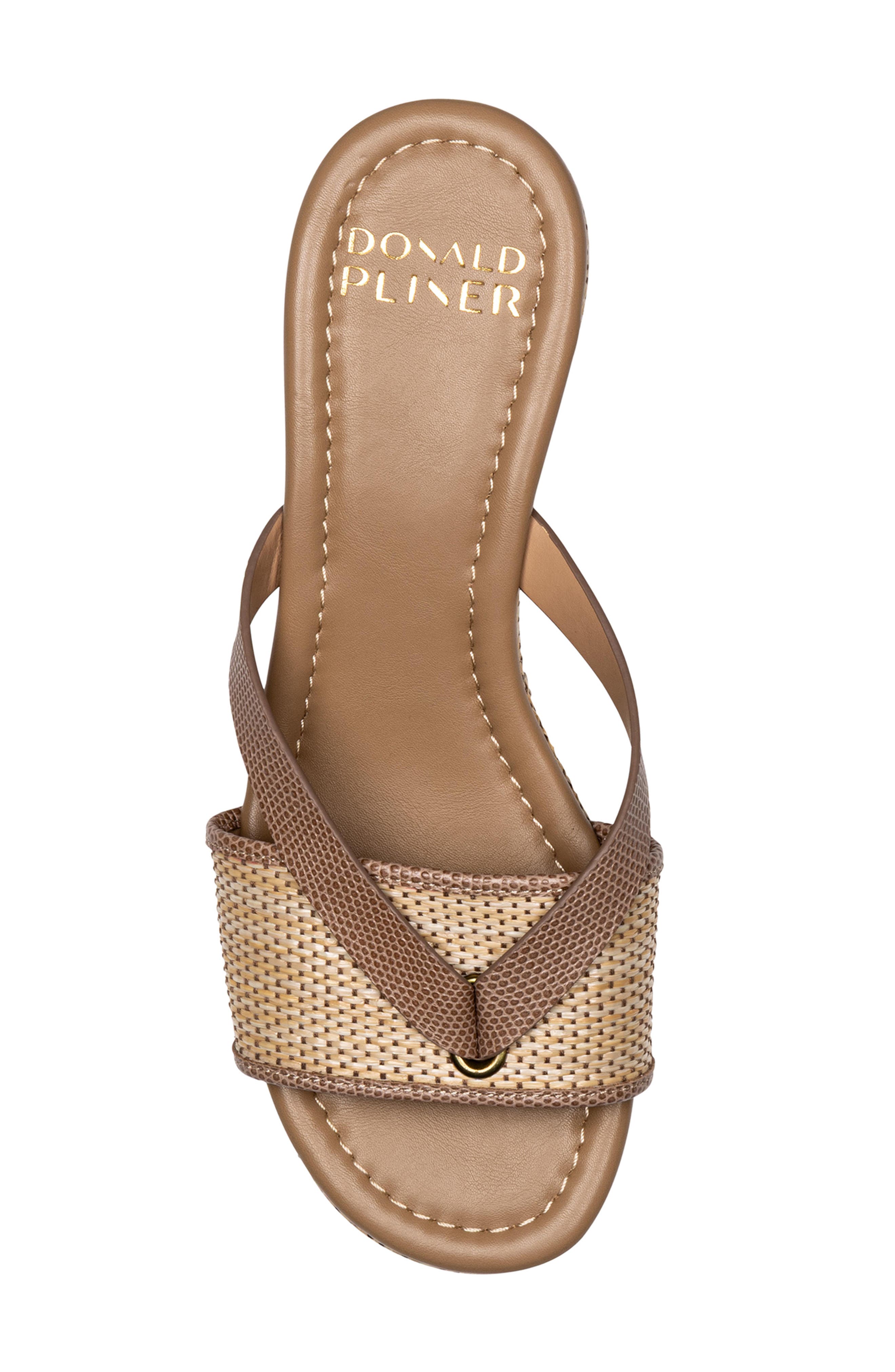 Donald Pliner Sotira Platform Wedge Sandal, Alternate, color, Tobacco