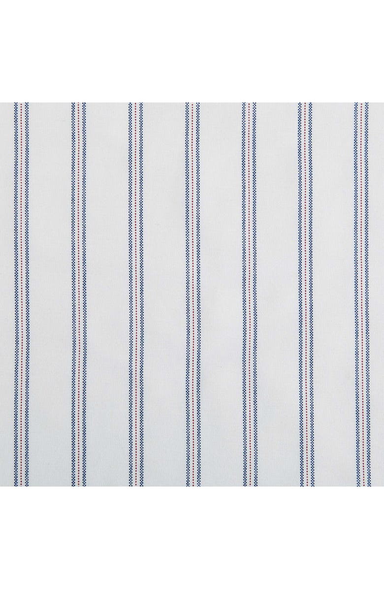 Tommy Hilfiger Joshua Tree Stripe Cotton Percale Sheet Set, Alternate, color, White/ Dark Blue/ Red