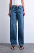 Topshop Low Rise Straight Leg Jeans