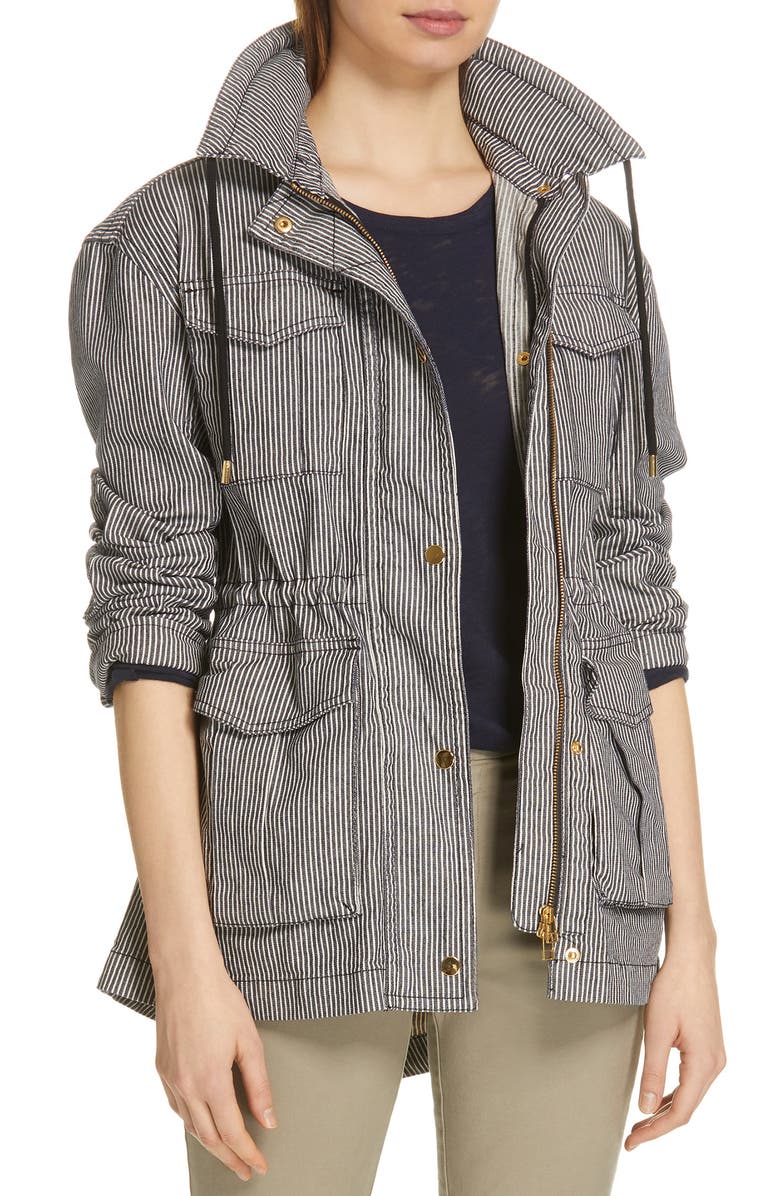 ATM Anthony Thomas Melillo Railroad Stripe Field Jacket, Main, color, 