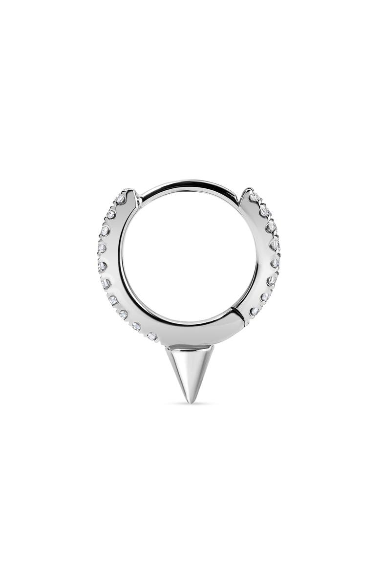 MARIA TASH Single Short Spike Diamond Eternity Clicker, Alternate, color, White Gold