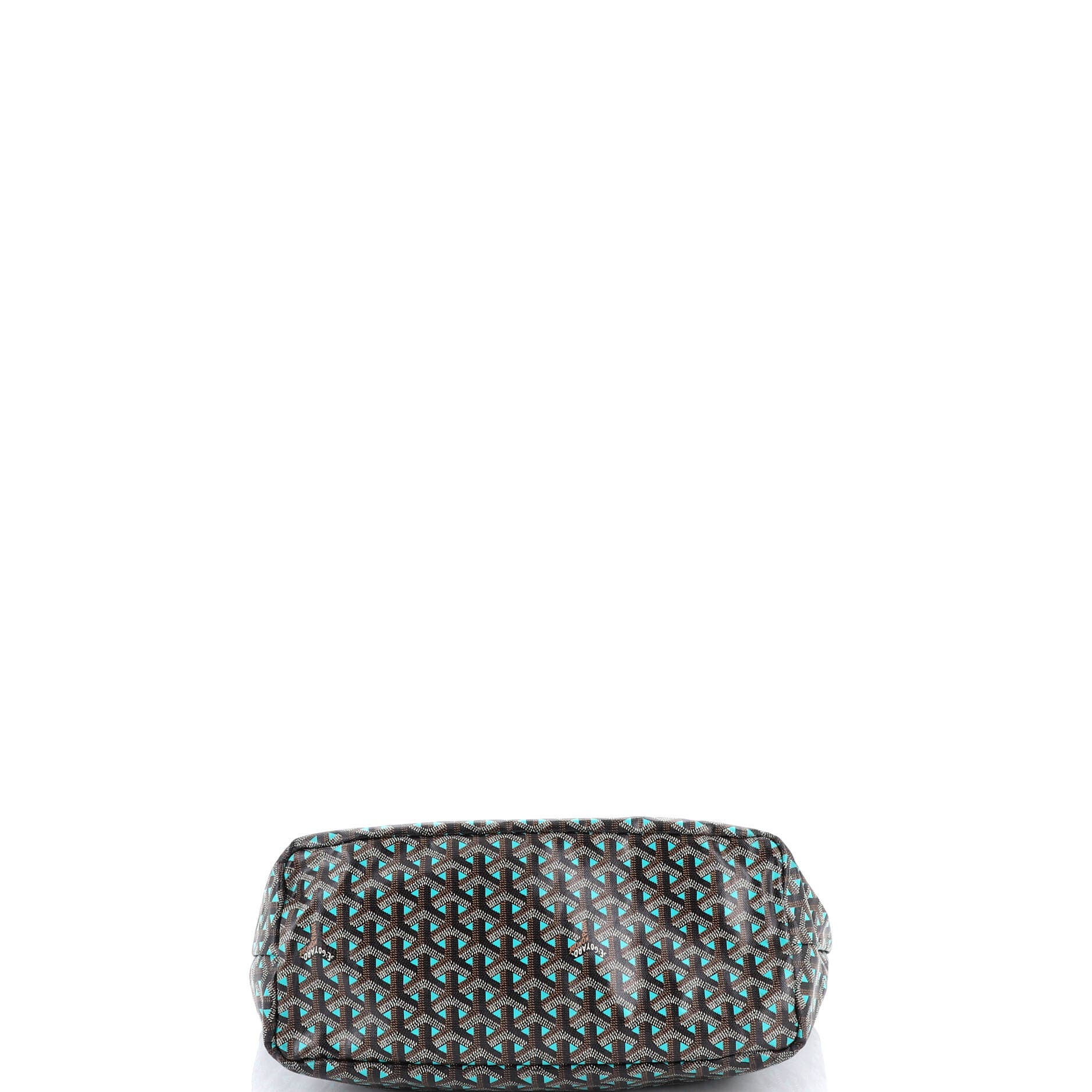 Pre-Owned Goyard Saint Louis Tote Claire Voie Coated Canvas PM, Alternate, color, Green