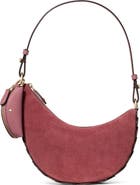 Kate Spade New York Duo Dot Gusset Suede Mini Shoulder Bag
