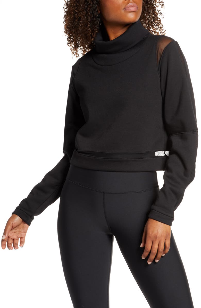 Alo Advanced Funnel Neck Pullover, Main, color, 