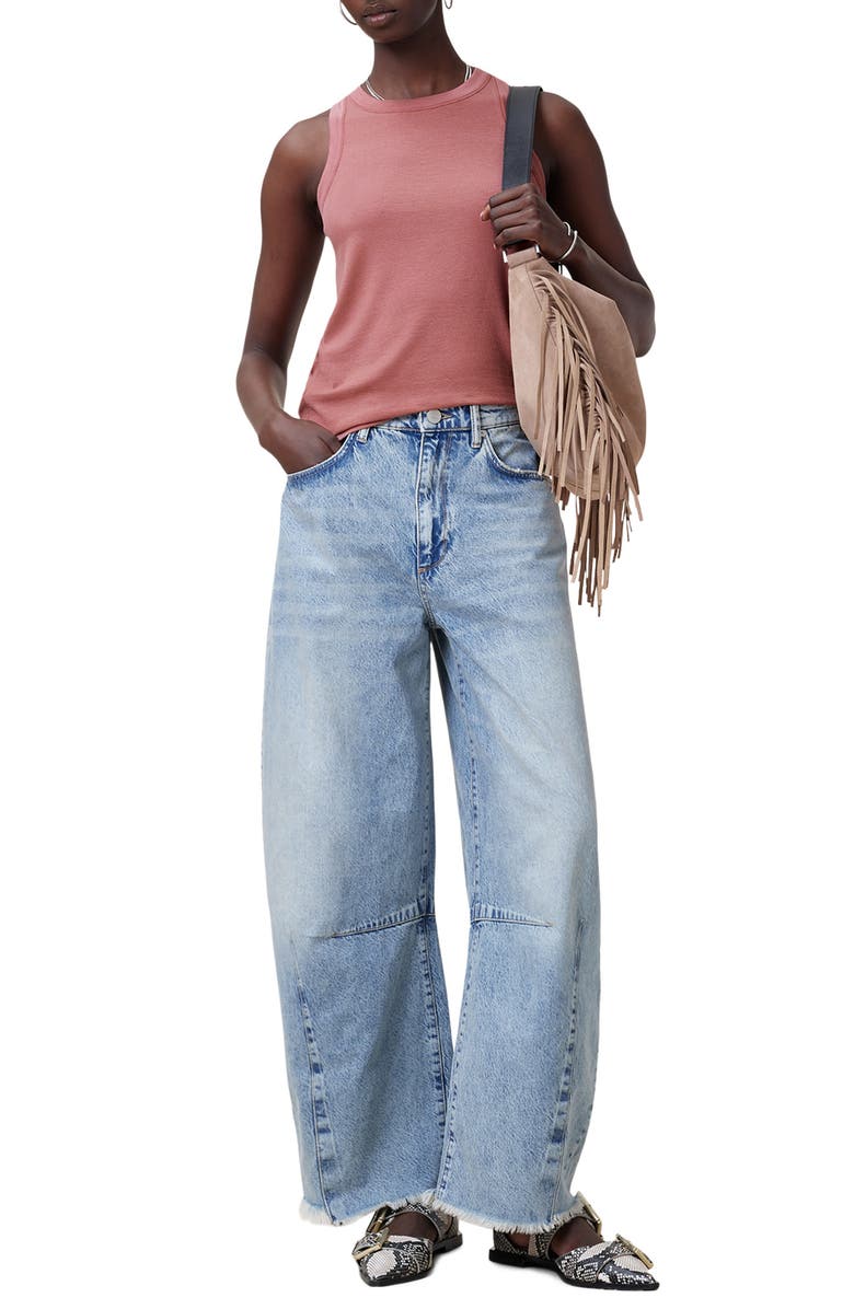 AllSaints Rina Tank Top, Alternate, color, Ash Rose Pink