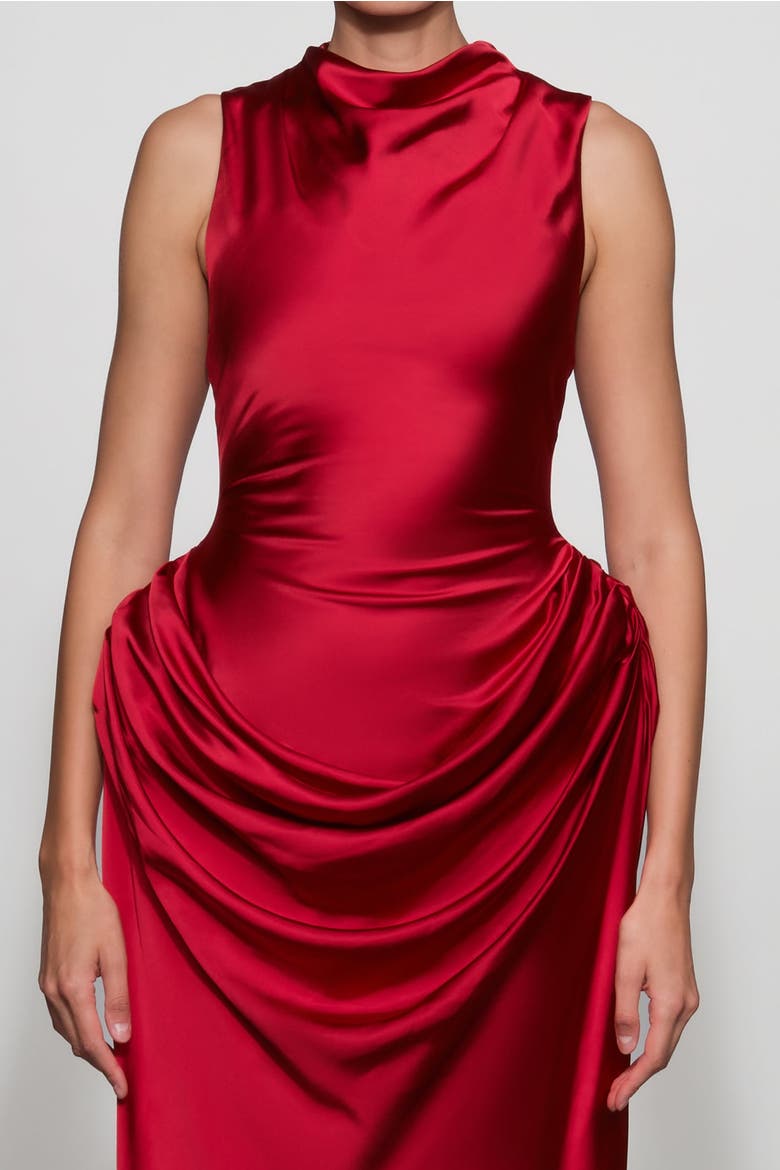 Genevieve Gown, Alternate, color, Lipstick Red