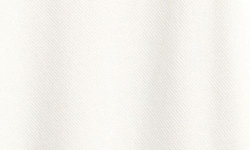 Moncler Stretch Cotton Piqué Polo Romper In White