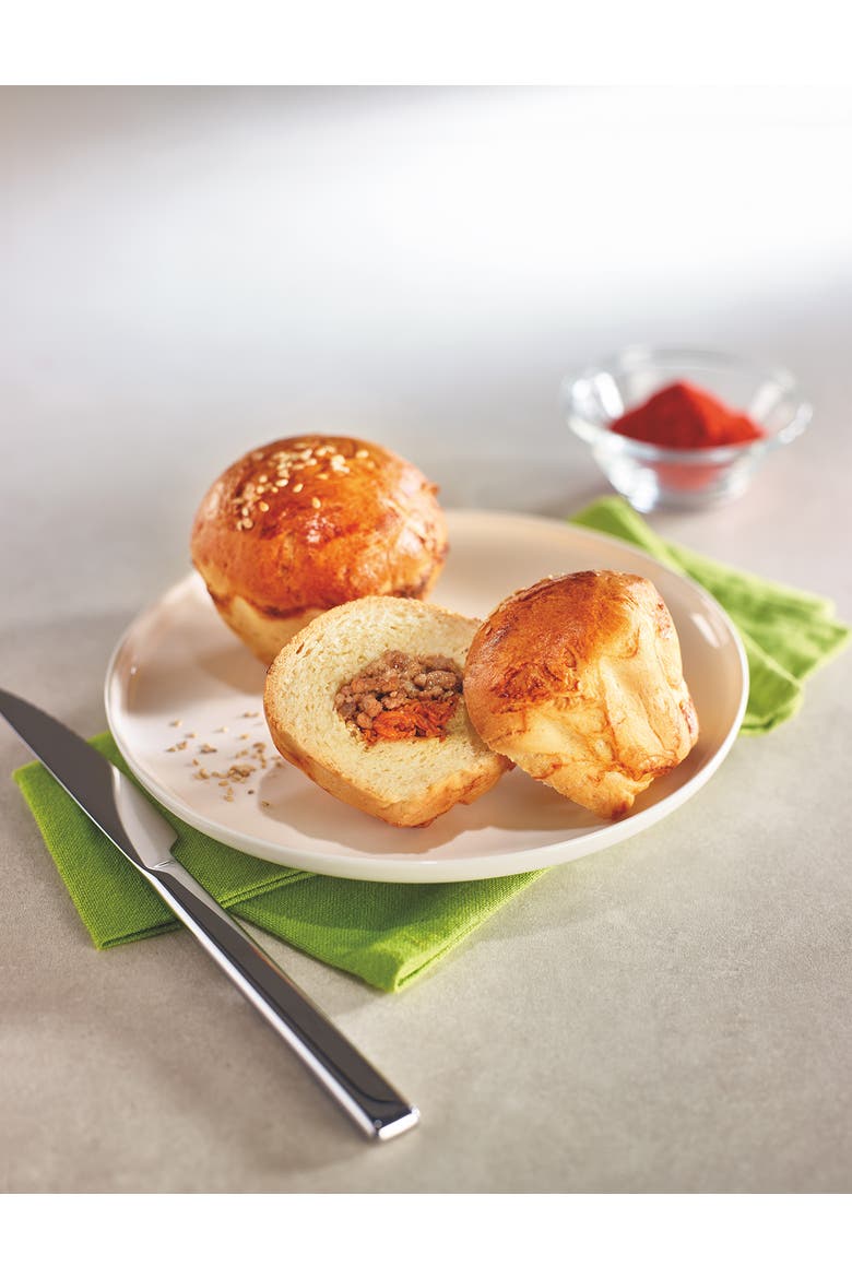 Perfect Non-Stick 8 Mini Brioches Baking Pan, Alternate, color, Orange