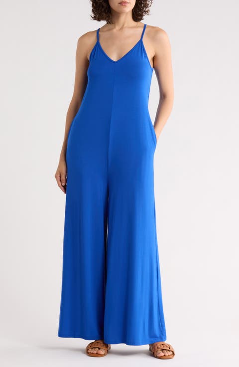 V-Neck Strappy Jumpsuit